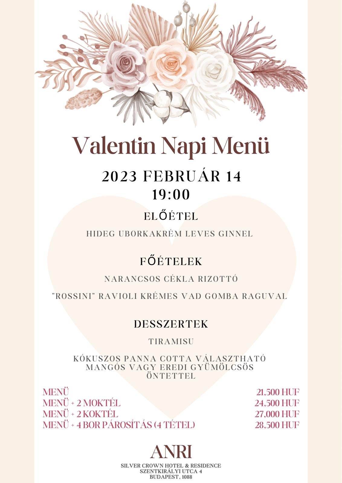 Vegán Valentin Napi Kóstoló Menü